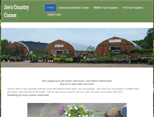 Tablet Screenshot of joescountrycorner.com